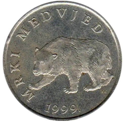 5 Croatian Kuna Issued 1993 Front Accepted For Exchange