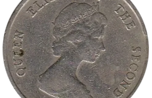 25 Cents Eastern Caribbean Coin Front First Issued 2002