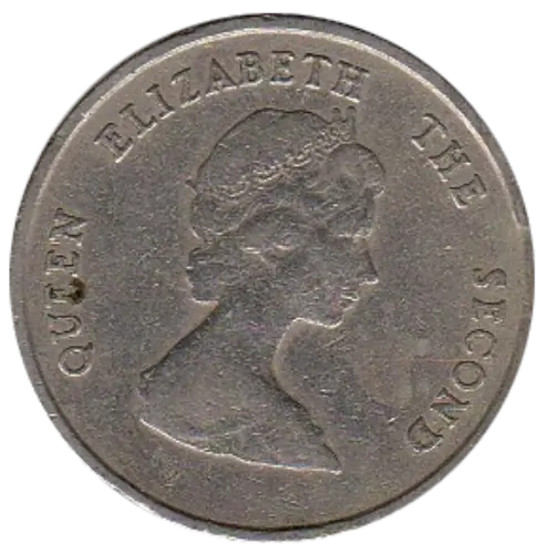 25 Cents Eastern Caribbean Coin Front First Issued 2002