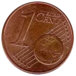 1 Euro Cent Coin First Issued 2002 Front Accepted For Exchange