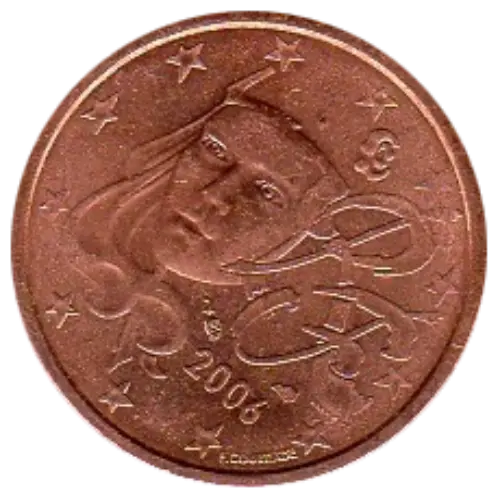 2 Euro Cent Coin First Issued 2002 Front Accepted For Exchange