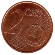 2 Euro Cent Coin First Issued 2002 Front Accepted For Exchange