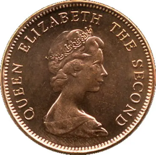 2 Falkland Penny Coin First Issued 1974 Front Accepted For Exchange