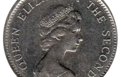5 Falkland Penny Coin First Issued 1974 Front Accepted For Exchange