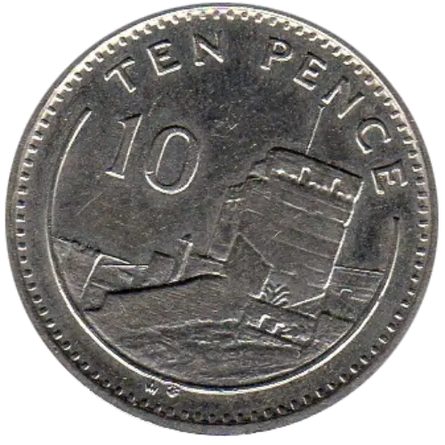 10 Falkland Pence Coin First Issued 1998 Front Accepted For Exchange