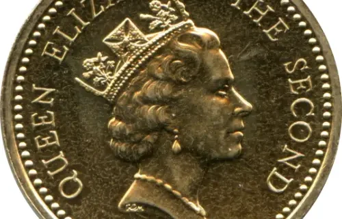 1 Falkland Pound Coin First Issued 1987 Front Accepted For Exchange
