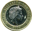 2 Falkland Pound Coin First Issued 2004 Front Accepted For Exchange