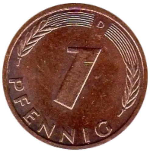 1 Pfennig German Coin First Issued 1948 Front Accepted For Exchange