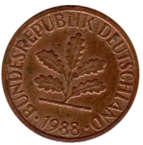 1 Pfennig German Coin First Issued 1948 Front Accepted For Exchange