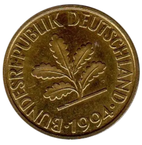 10 Pfennig German Coin First Issued 1949 Front Accepted For Exchange