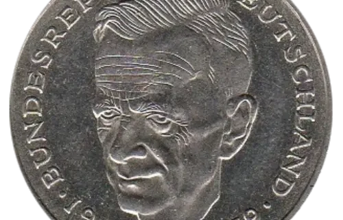 2 German Deutsche Mark Coin First Issued 1957 Front Accepted For Exchange