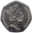 50 Pence Gibraltar Coin First Issued 1997 Obverse Accepted For Exchange
