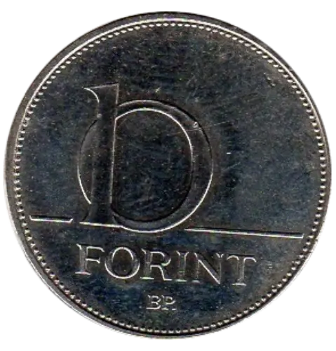 10 Hungarian Forint First Issued 1992 Front Accepted For Exchange