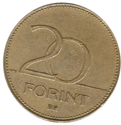 20 Hungarian Forint First Issued 1992 Front Accepted For Exchange