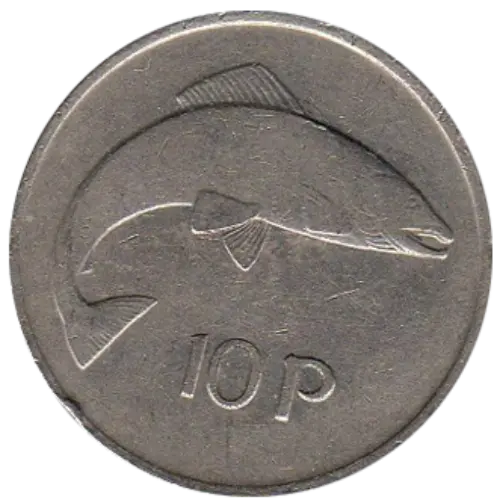 10 Irish Pence Coin First Issued 1969 Front Accepted For Exchange