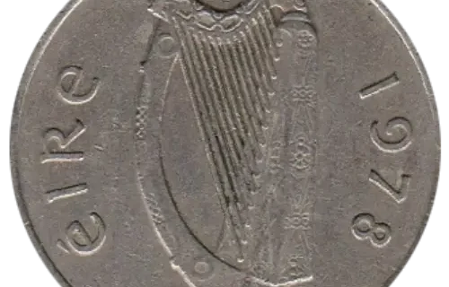 10 Irish Pence Coin First Issued 1969 Front Accepted For Exchange