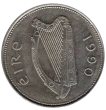 1 Irish Pound Coin First Issued 1990 Front Accepted For Exchange