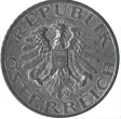 5 Austrian Groschen Front Side 1948 accepted for exchange
