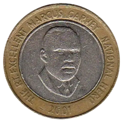 20 Jamaican Dollars First Issued 2000 Front Accepted For Exchange