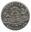 1 Latvian Lat Coin First Issued 1992 Obverse Side Accepted For Exchange