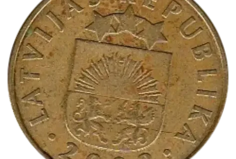 10 Santimu Latvian Coin First Issued 1992 Front Accepted For Exchange