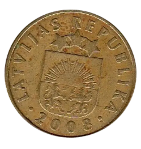 10 Santimu Latvian Coin First Issued 1992 Front Accepted For Exchange