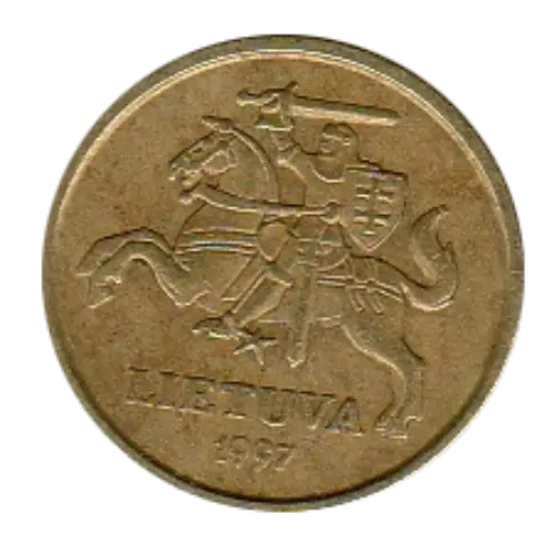 Lithuania 10 Centu Coin First Issued 1997 Front Accepted For Exchange