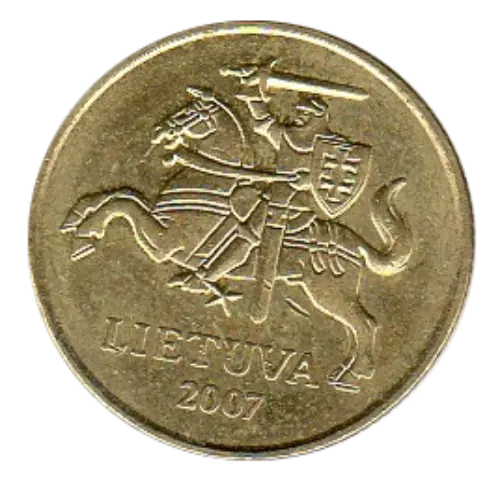 Lithuania 20 Centu Coin First Issued 1998 Front Accepted For Exchange