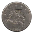 Lithuania 1 Litas Coin First Issued 1998 Front Accepted For Exchange