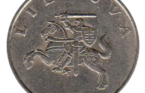 Lithuania 1 Litas Coin First Issued 1998 Front Accepted For Exchange