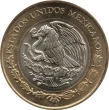 10 Mexican Peso Coin Obverse First Issued 1997 Accepted For Exchange