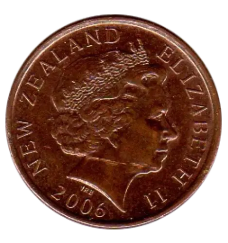 10 Cent New Zealand Dollar coin Obverse First Issued 2006 Accepted For Exchange