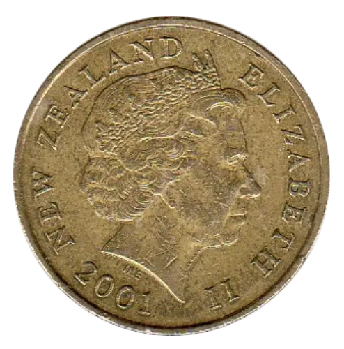 2 New Zealand Dollar First Issued 1991 Obverse Accepted For Exchange