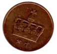 50 Ore Norwegian Coin Obverse First Issued 1994 Accepted For Exchange