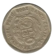 1 Peruvian Sol Coin First Issued 1991 Obverse Accepted For Exchange