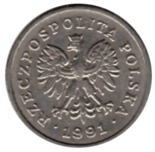 50 Groschen Polish Coin First Issued 1990 Obverse Accepted For Exchange