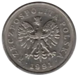 1 Polish Zloty Coin First Issued 1990 Obverse Accepted For Exchange
