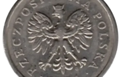 1 Polish Zloty Coin First Issued 1990 Obverse Accepted For Exchange