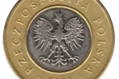 2 Polish Zloty Coin First Issued 1994 Obverse Accepted For Exchange
