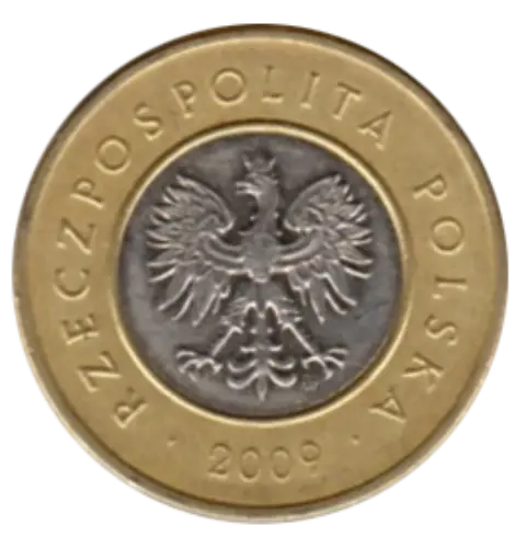 2 Polish Zloty Coin First Issued 1994 Obverse Accepted For Exchange