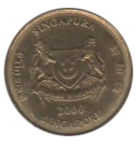 5 Cent Singapore First Issued 1985 Obverse Accepted For Exchange