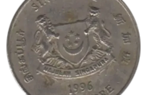 20 Cent Singapore First Issued 1985 Obverse Accepted For Exchange