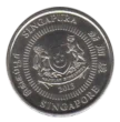 10 Cents Singapore Coin (Third Series) First Issued 2013 Obverse Accepted For Exchange