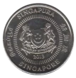 50 Cent Singapore Coin (Third Edition) First Issued 2013 Front Accepted For Exchange