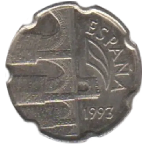 50 Spanish Pesetas First Issued 1990 Obverse Accepted For Exchange