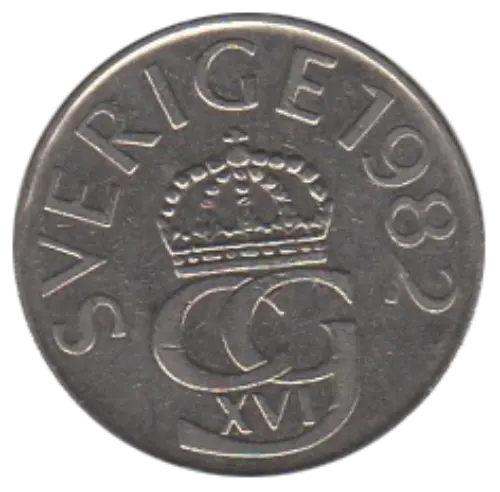 5 Swedish Krona Issued 1976 Obverse Accepted For Exchange