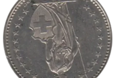 1 Swiss Franc First Issued 1875 Front Accepted For Exchange
