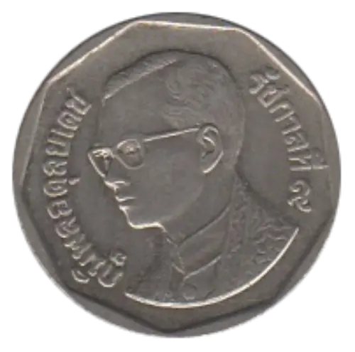 5 Thai Baht First Issued 1988 Front Accepted For Exchange