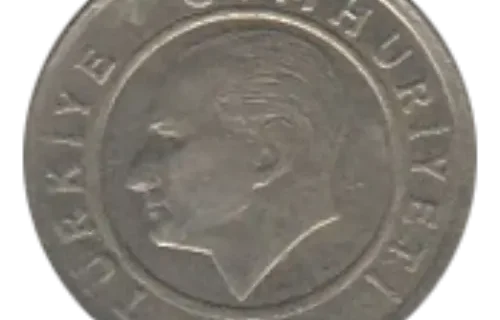 25 Turkish Kurus First Issued 2009 Obverse Accepted For Exchange