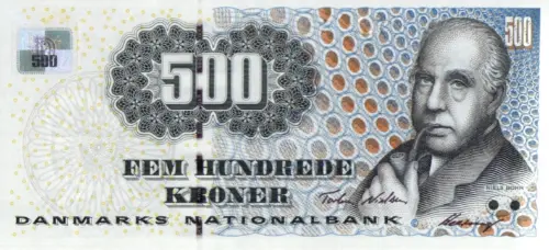 Danish 500 Kroner Banknote Front Issued 2003 Accepted For Exchange